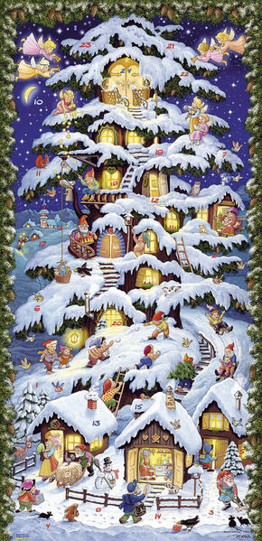 Produktbild: Adventskalender "Waldhaus"