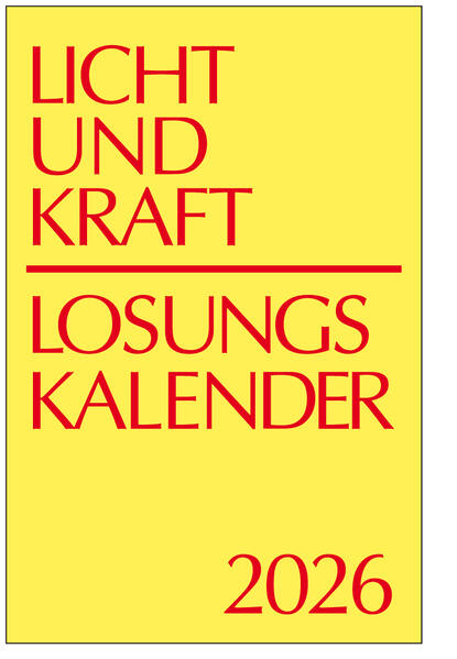 Produktbild: Licht und Kraft/Losungskalender 2026 Reiseausgabe in Heften