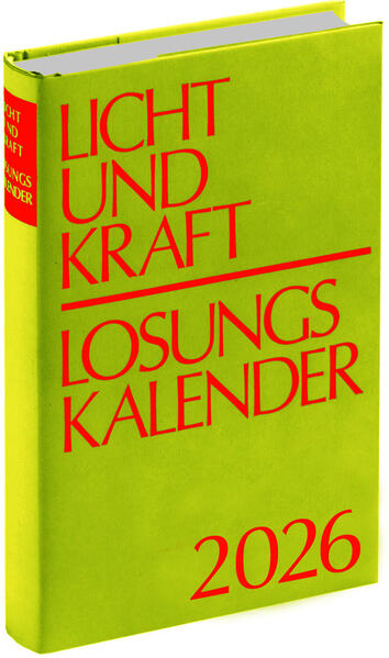 Produktbild: Licht und Kraft/Losungskalender 2026 Buchausgabe gebunden