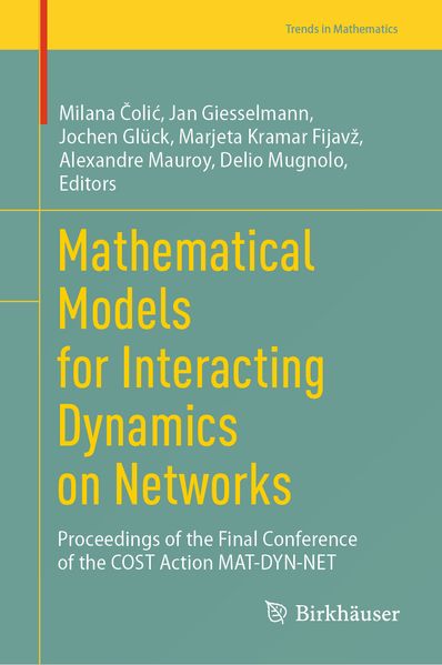 Produktbild: Mathematical Models for Interacting Dynamics on Networks