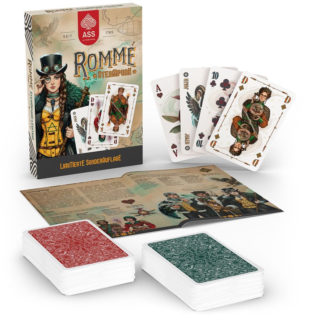 Weitere Ansicht: ASS Altenburger Special Rommé - Steampunk | ASS - Spielkartenfabrik Altenburg GmbH