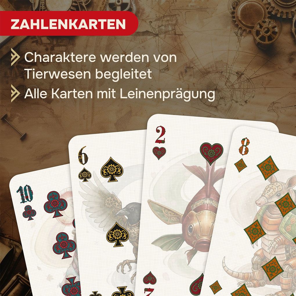 Weitere Ansicht: ASS Altenburger Special Rommé - Steampunk | ASS - Spielkartenfabrik Altenburg GmbH