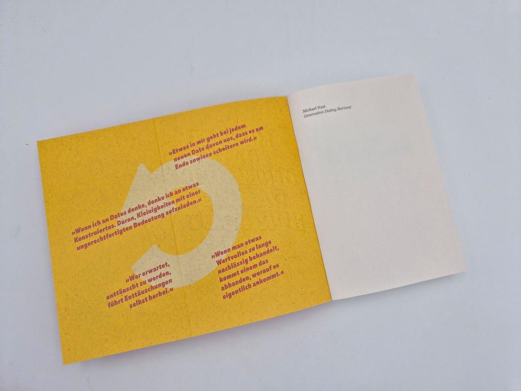 Weitere Ansicht: Generation Dating Burnout | Michael Nast