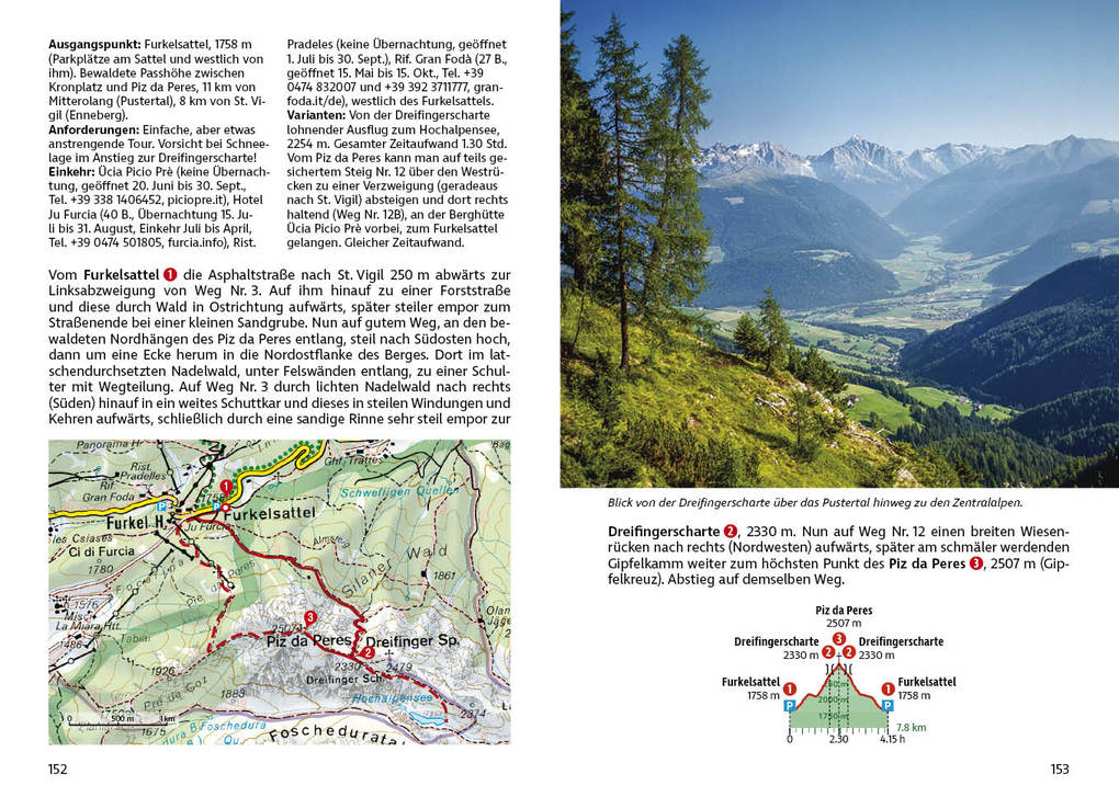 Weitere Ansicht: Dolomiten - Sextner Dolomiten, Rother Wanderführer | Franz Hauleitner