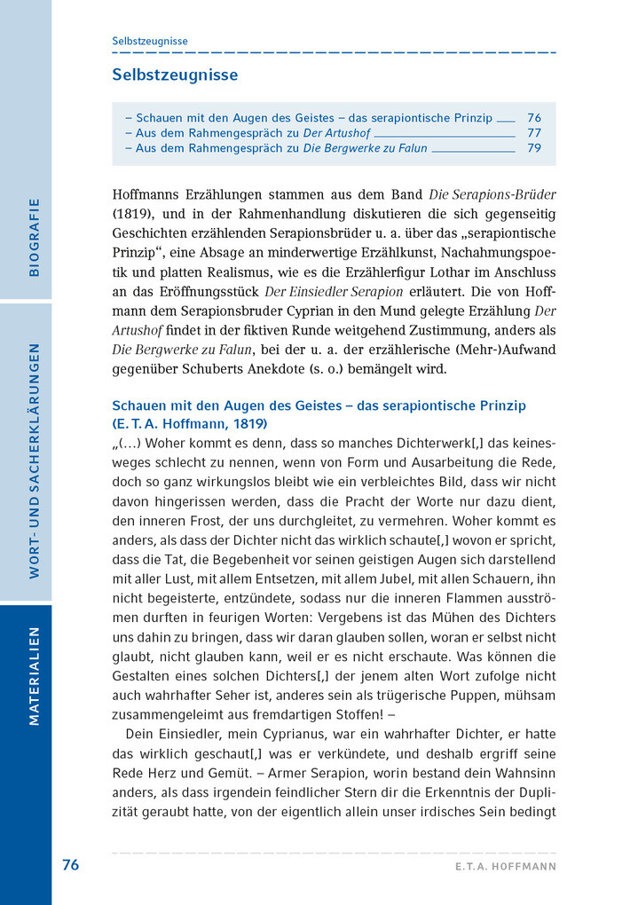 Weitere Ansicht: Der Artushof / Die Bergwerke zu Falun | E.T.A. Hoffmann