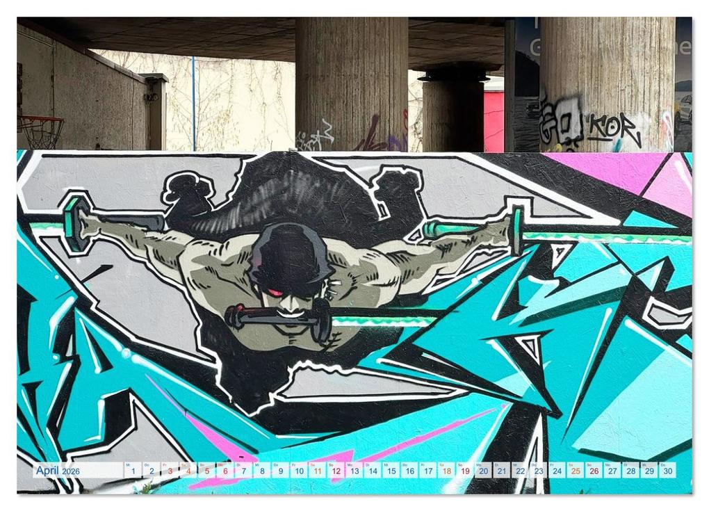 Weitere Ansicht: Streetart in Halle an der Saale (Wandkalender 2026 DIN A3 quer), CALVENDO Monatskalender | Steffen Schellhorn, Calvendo