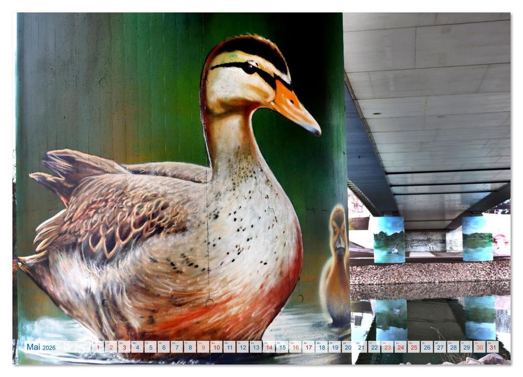 Weitere Ansicht: Streetart in Halle an der Saale (Wandkalender 2026 DIN A3 quer), CALVENDO Monatskalender | Steffen Schellhorn, Calvendo