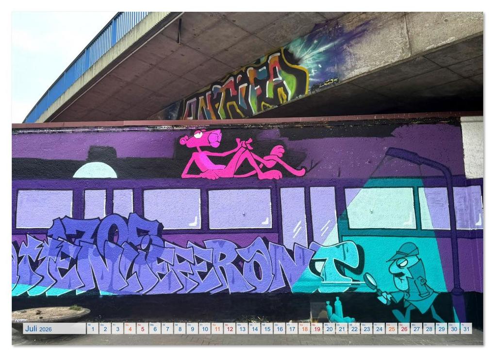 Weitere Ansicht: Streetart in Halle an der Saale (Wandkalender 2026 DIN A3 quer), CALVENDO Monatskalender | Steffen Schellhorn, Calvendo