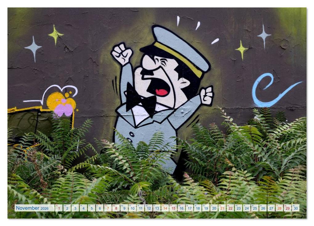 Weitere Ansicht: Streetart in Halle an der Saale (Wandkalender 2026 DIN A3 quer), CALVENDO Monatskalender | Steffen Schellhorn, Calvendo