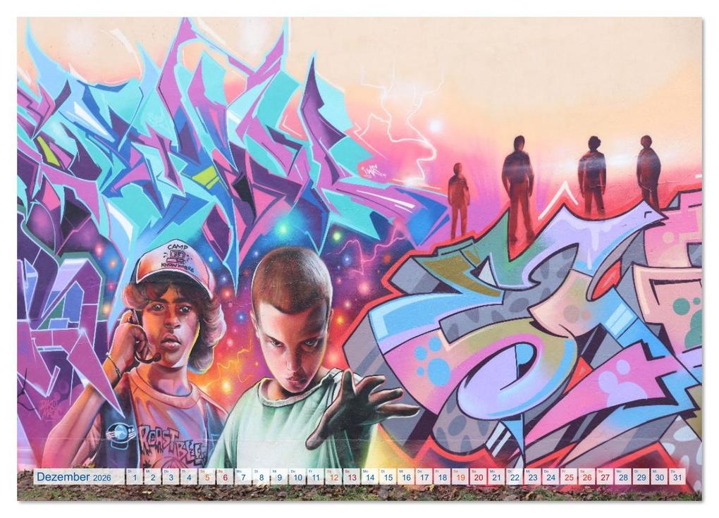 Weitere Ansicht: Streetart in Halle an der Saale (Wandkalender 2026 DIN A3 quer), CALVENDO Monatskalender | Steffen Schellhorn, Calvendo