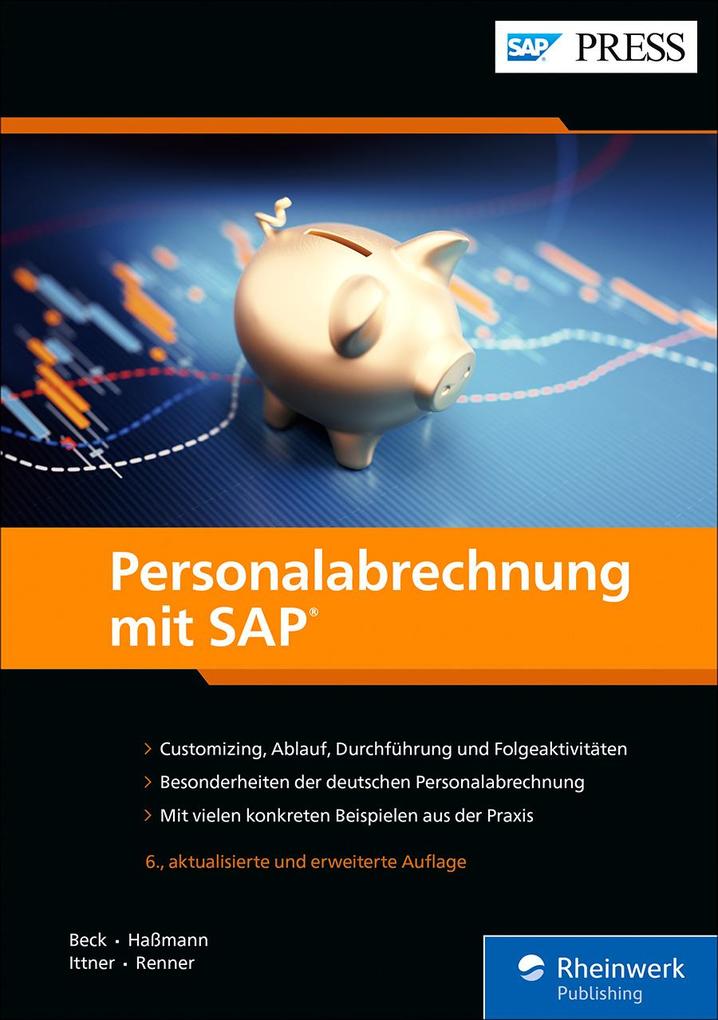Produktbild: Personalabrechnung mit SAP | Angelika Beck, Richard Haßmann, Manuela Ittner, Markus Renner