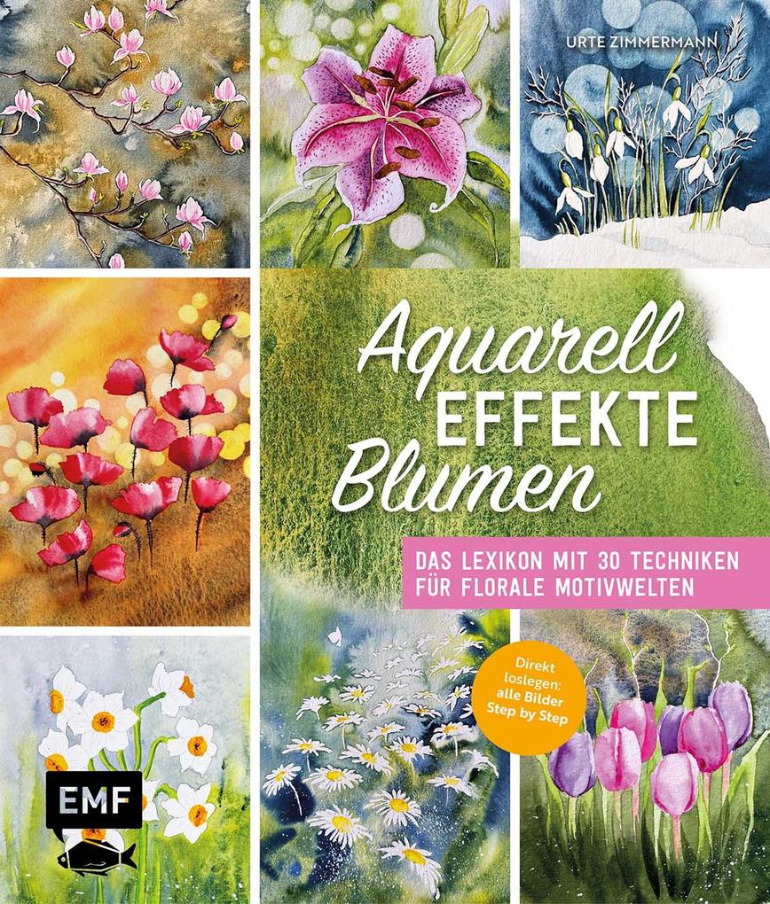 Produktbild: Aquarell-Effekte Blumen | Urte Zimmermann
