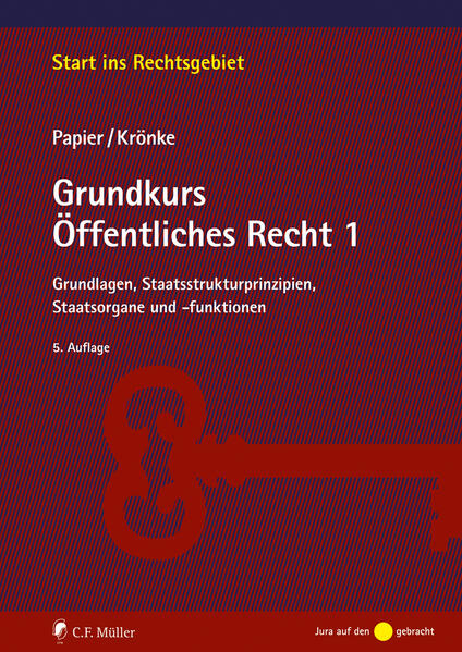 Produktbild: Grundkurs Öffentliches Recht 1 | Hans-Jürgen Papier, Christoph Krönke