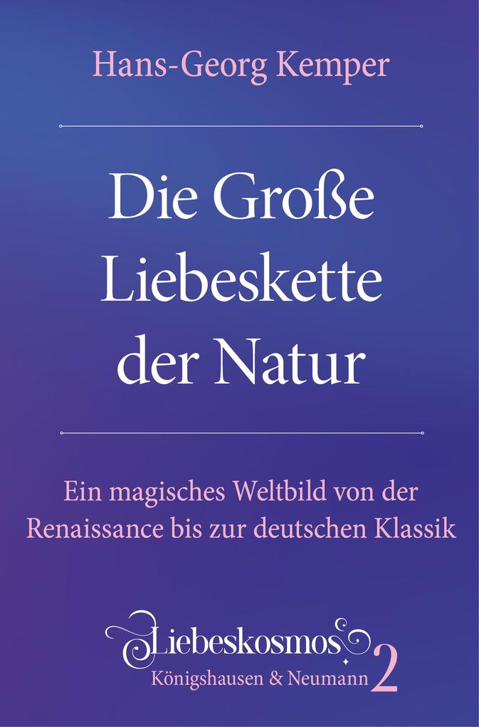 Produktbild: Die Große Liebeskette der Natur | Hans-Georg Kemper