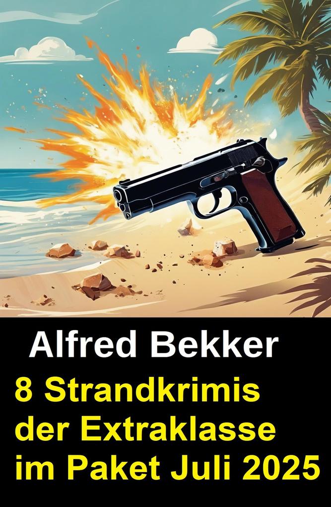 Produktbild: 8 Strandkrimis der Extraklasse im Paket Juli 2025 | Alfred Bekker