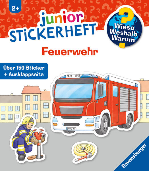 Produktbild: Wieso? Weshalb? Warum? junior Stickerheft - Feuerwehr