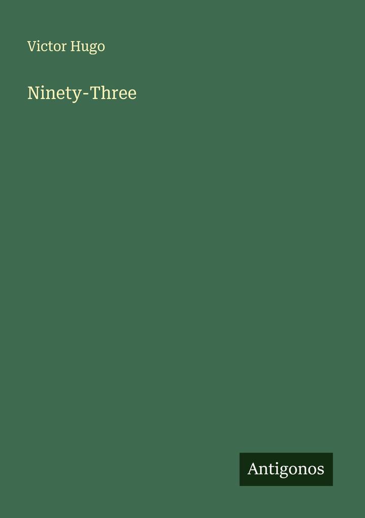 Produktbild: Ninety-Three | Victor Hugo