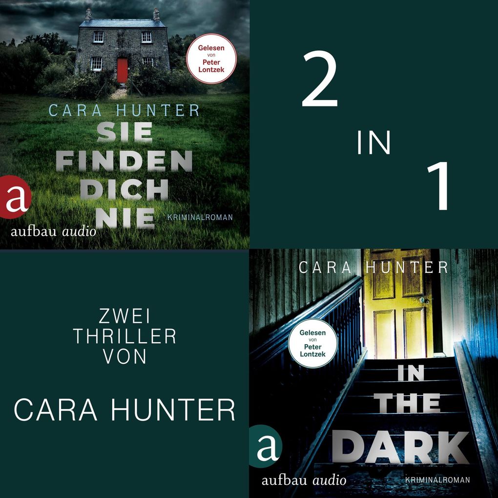 Produktbild: Sie finden dich nie & In the Dark - Keiner weiß, wer sie sind | Cara Hunter