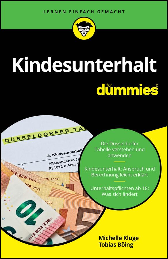 Produktbild: Kindesunterhalt für Dummies | Michelle Kluge, Tobias Böing