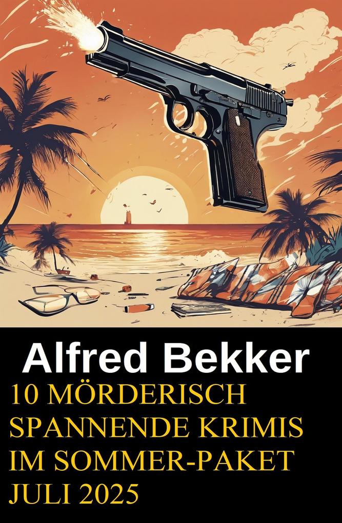Produktbild: 10 Mörderisch spannende Krimis im Sommer-Paket Juli 2025 | Alfred Bekker