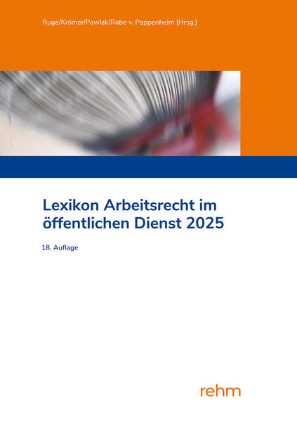 Produktbild: Lexikon Arbeitsrecht im öffentlichen Dienst 2025