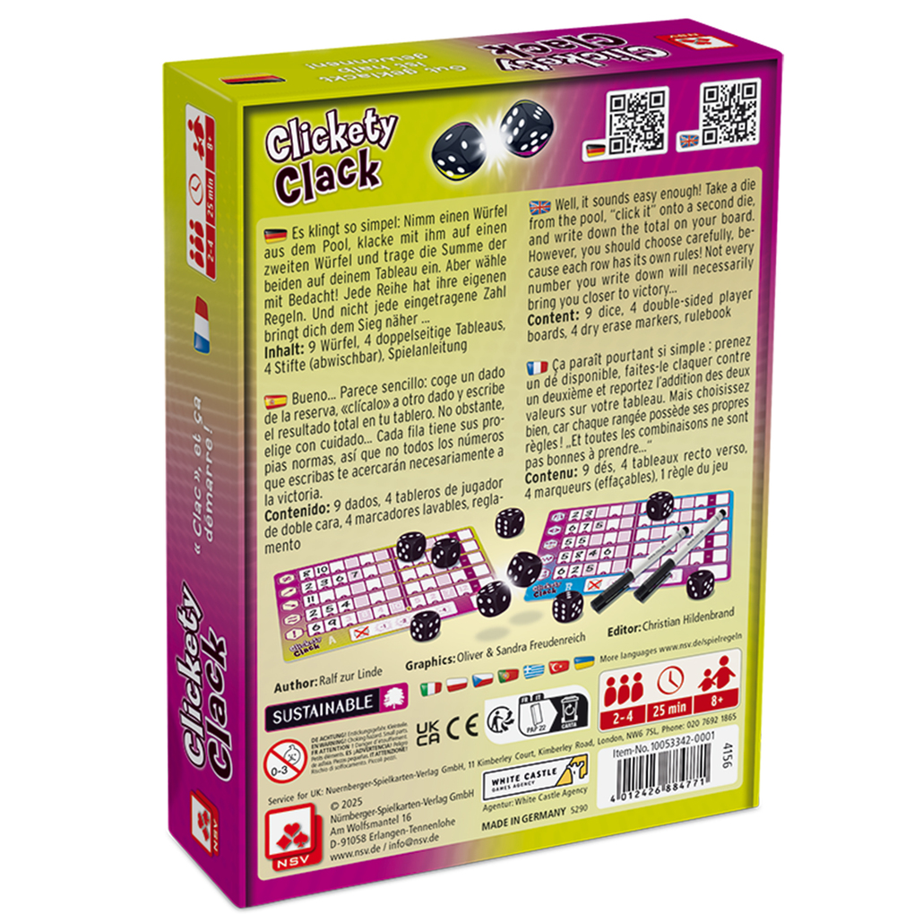 Weitere Ansicht: CLICKETY CLACK | NSV - Nürnberger Spielkarten Verlag