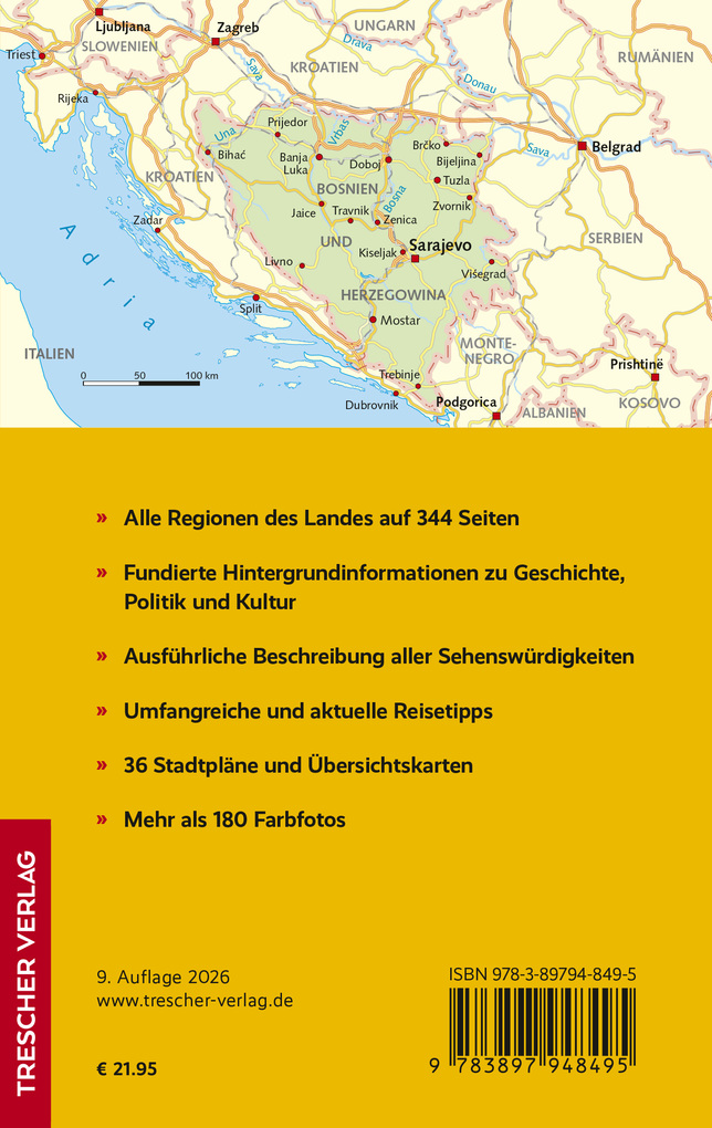 Weitere Ansicht: TRESCHER Reiseführer Bosnien und Herzegowina | Matthias Jacob, Marko Plešnik, Marko Plenik