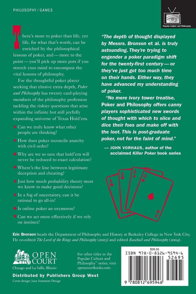 Weitere Ansicht: Poker and Philosophy