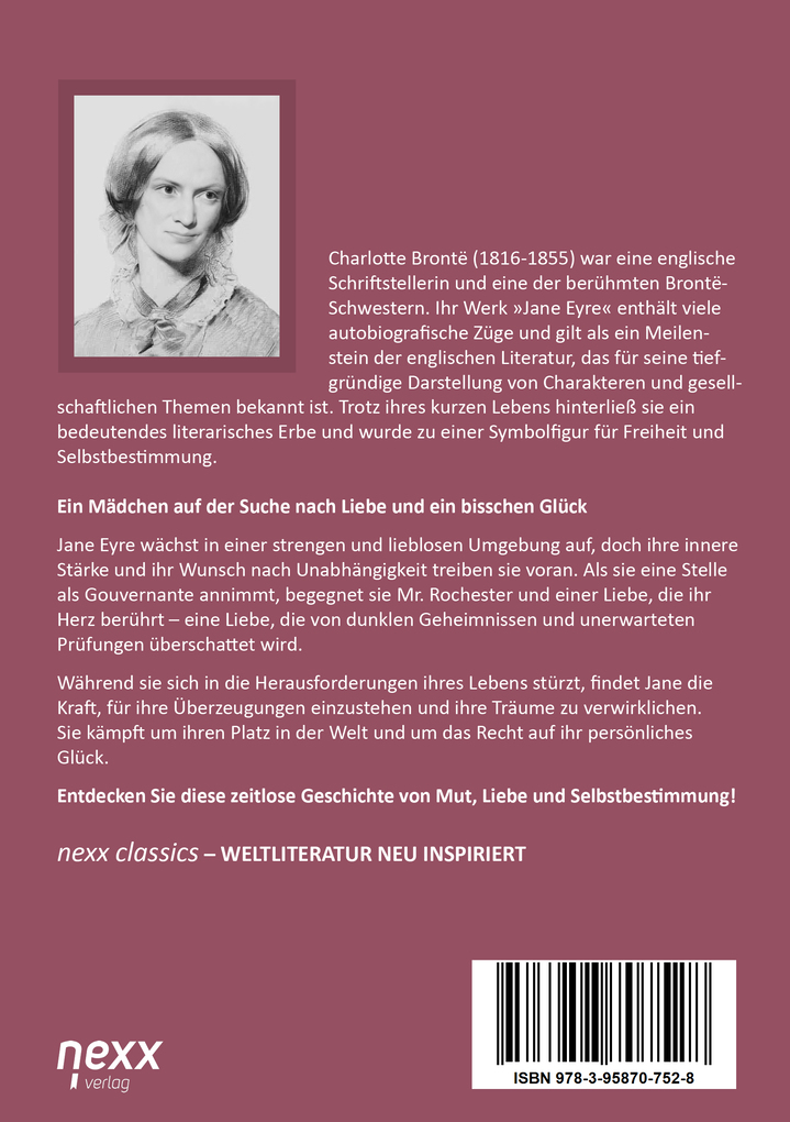 Weitere Ansicht: Jane Eyre - Das Waisenkind von Lowood | Charlotte Brontë