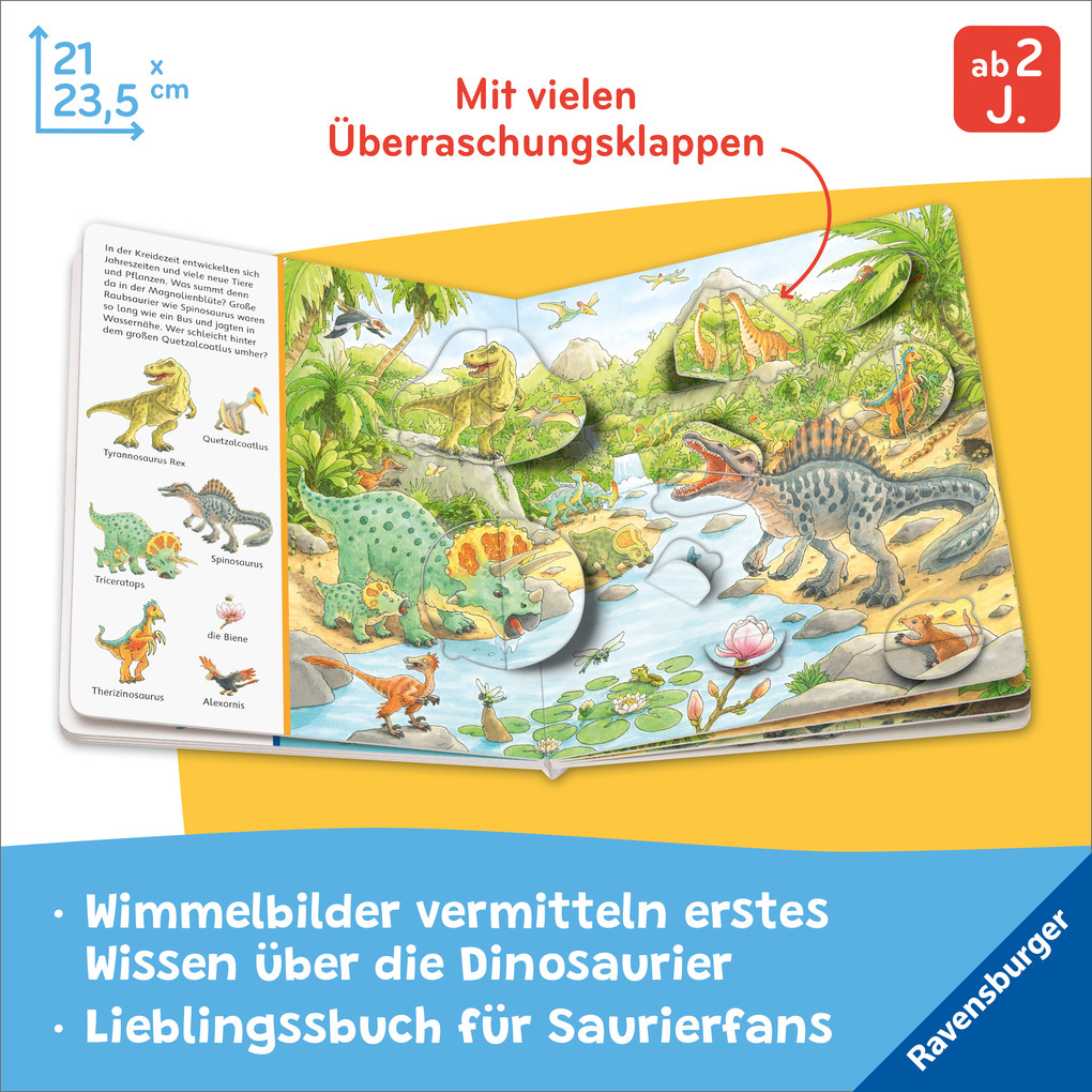 Weitere Ansicht: Mein Sachen suchen Wimmelbuch: Dinosaurier | Peter Nieländer