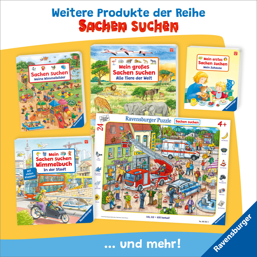 Weitere Ansicht: Mein Sachen suchen Wimmelbuch: Dinosaurier | Peter Nieländer