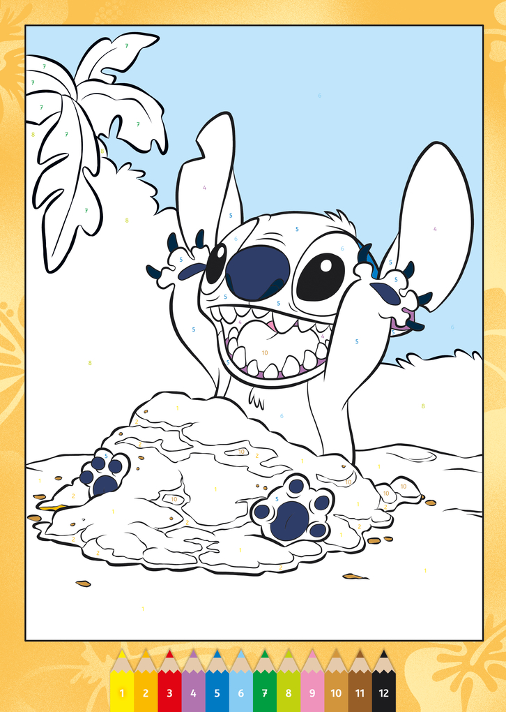Weitere Ansicht: CreArt Malen nach Zahlen ab 7 Disney - Lilo & Stitch