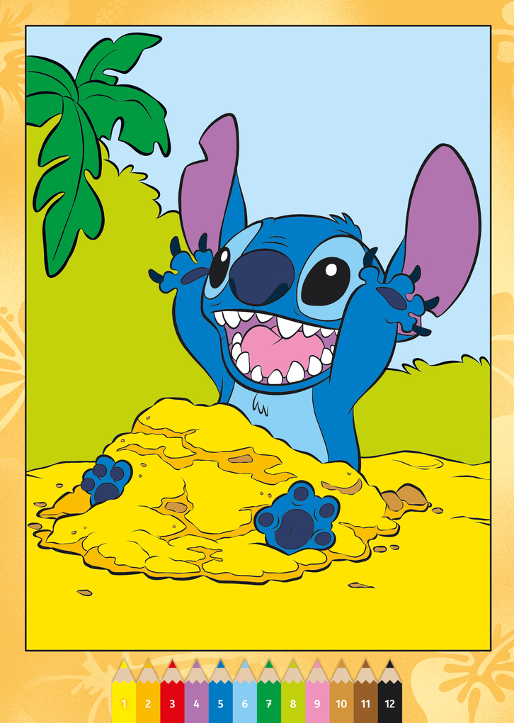 Weitere Ansicht: CreArt Malen nach Zahlen ab 7 Disney - Lilo & Stitch