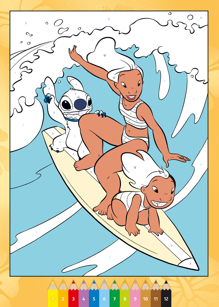 Weitere Ansicht: CreArt Malen nach Zahlen ab 7 Disney - Lilo & Stitch