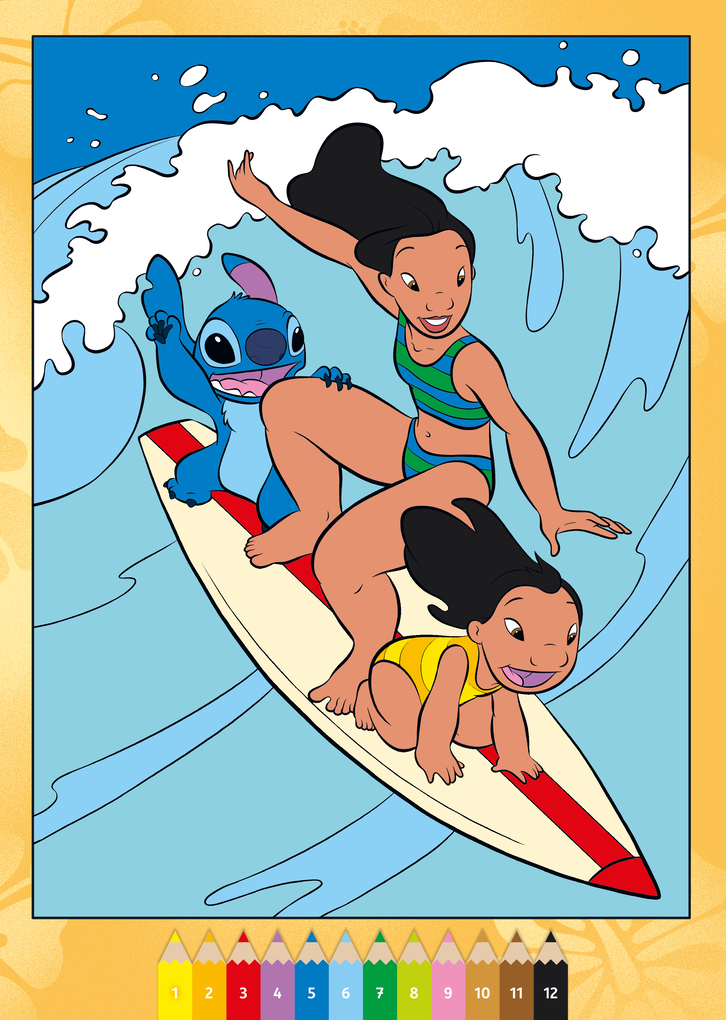 Weitere Ansicht: CreArt Malen nach Zahlen ab 7 Disney - Lilo & Stitch