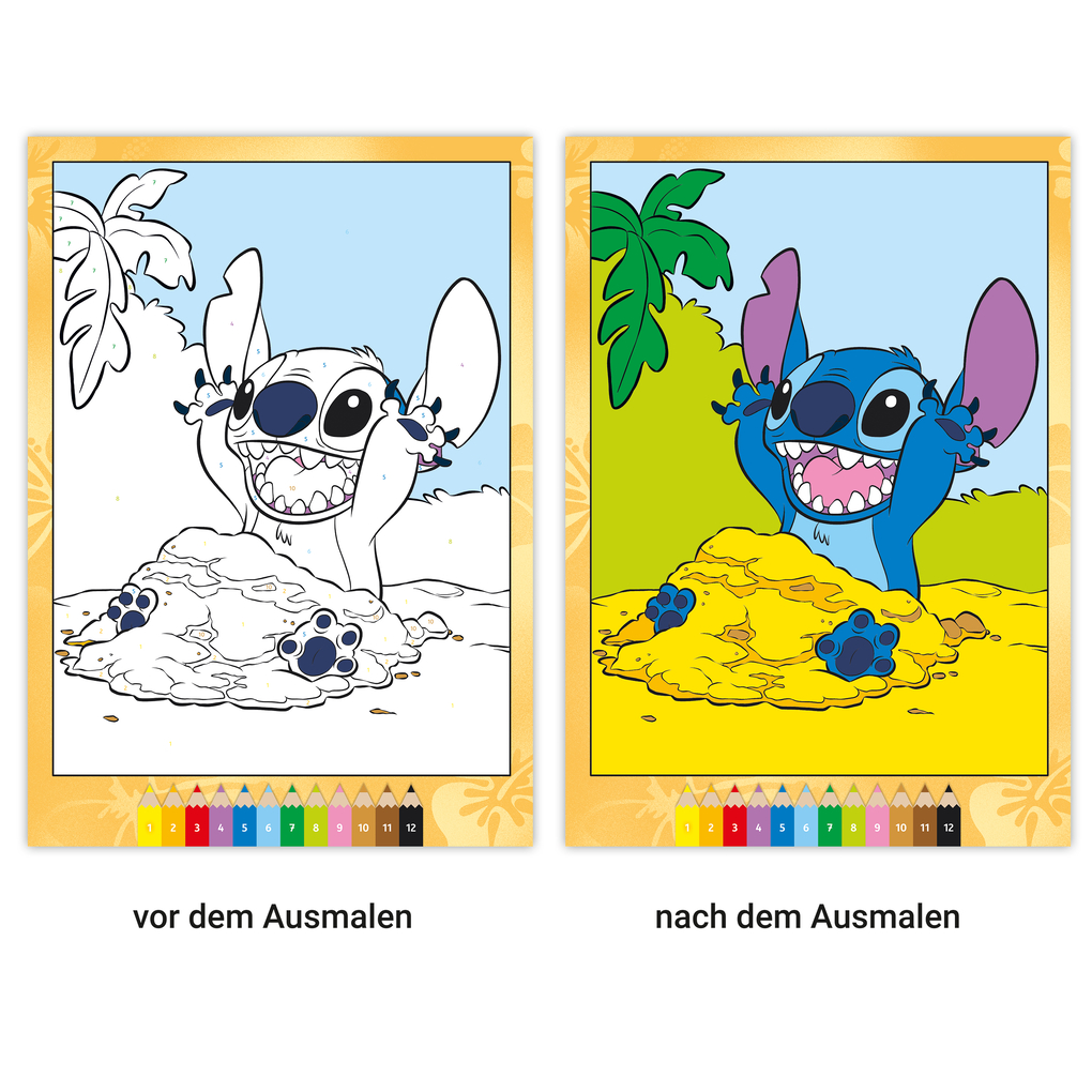 Weitere Ansicht: CreArt Malen nach Zahlen ab 7 Disney - Lilo & Stitch