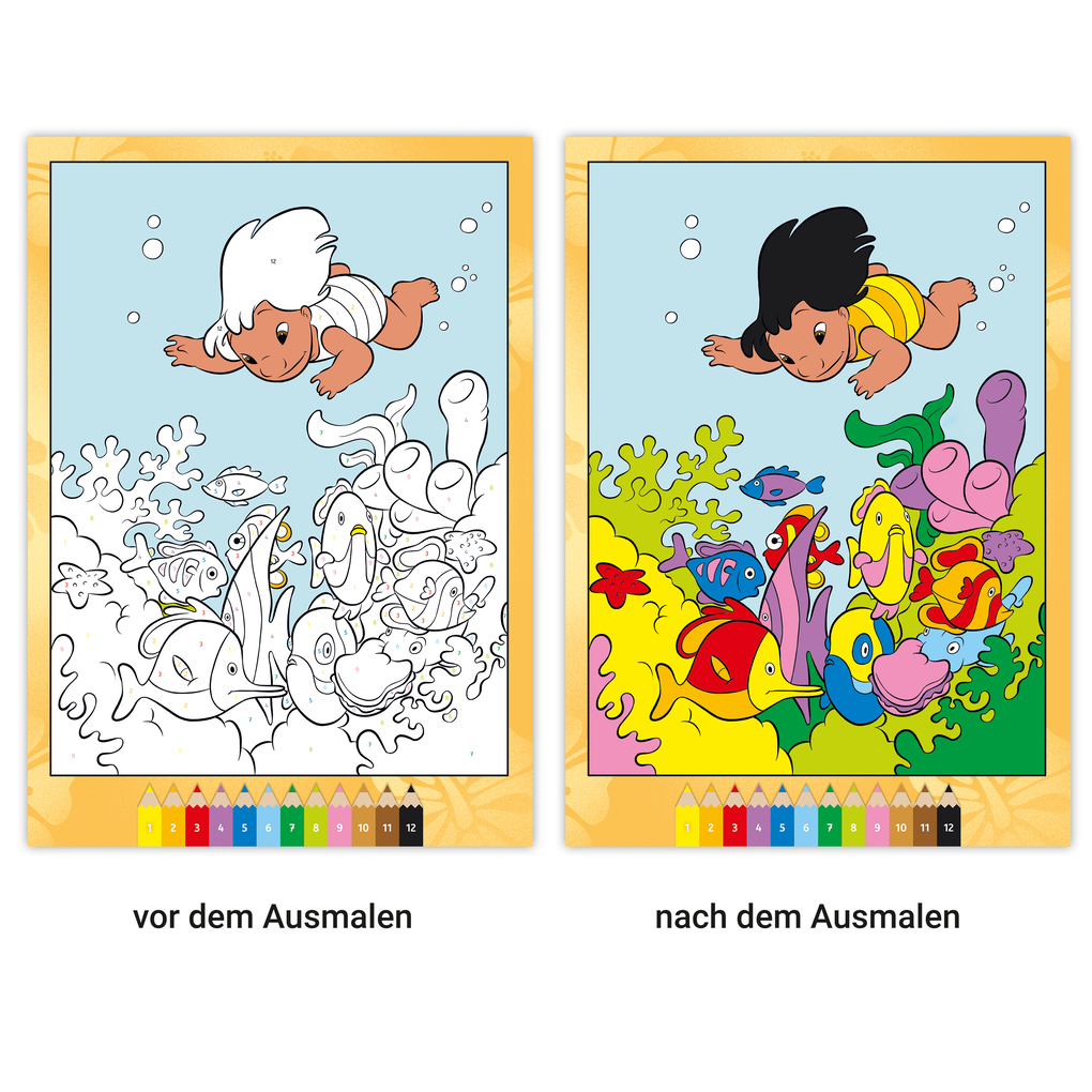 Weitere Ansicht: CreArt Malen nach Zahlen ab 7 Disney - Lilo & Stitch