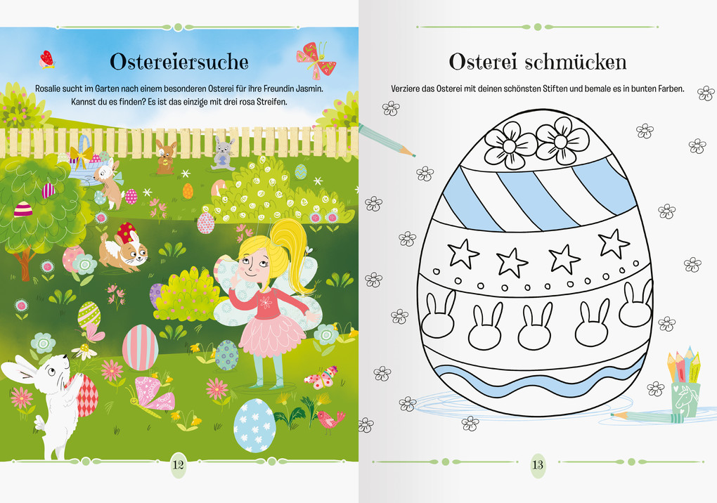 Weitere Ansicht: Kreative Ostern! Malen und Rätseln