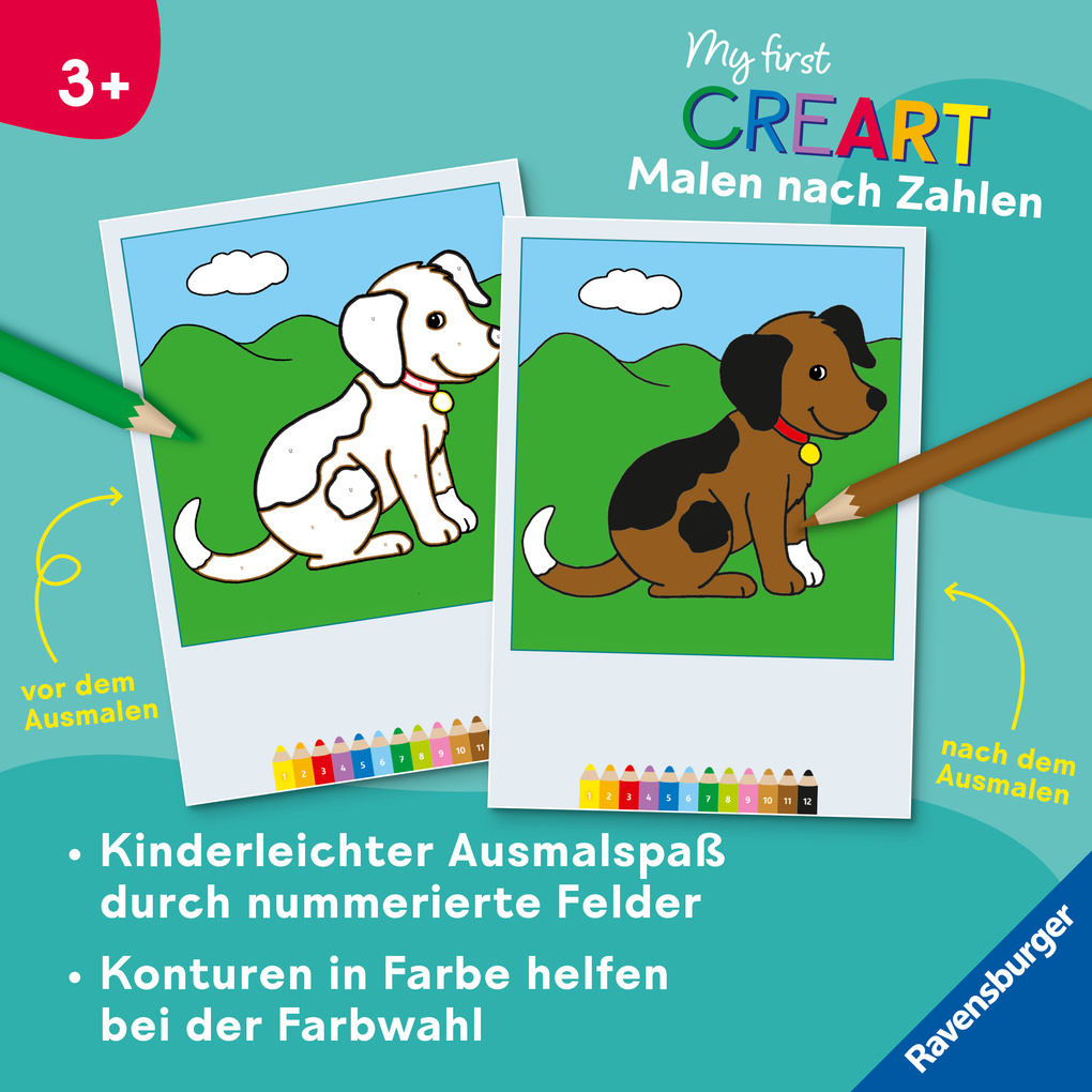Weitere Ansicht: My first CreArt Malen nach Zahlen ab 3 - Tiere