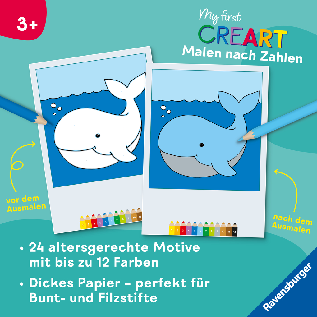 Weitere Ansicht: My first CreArt Malen nach Zahlen ab 3 - Tiere