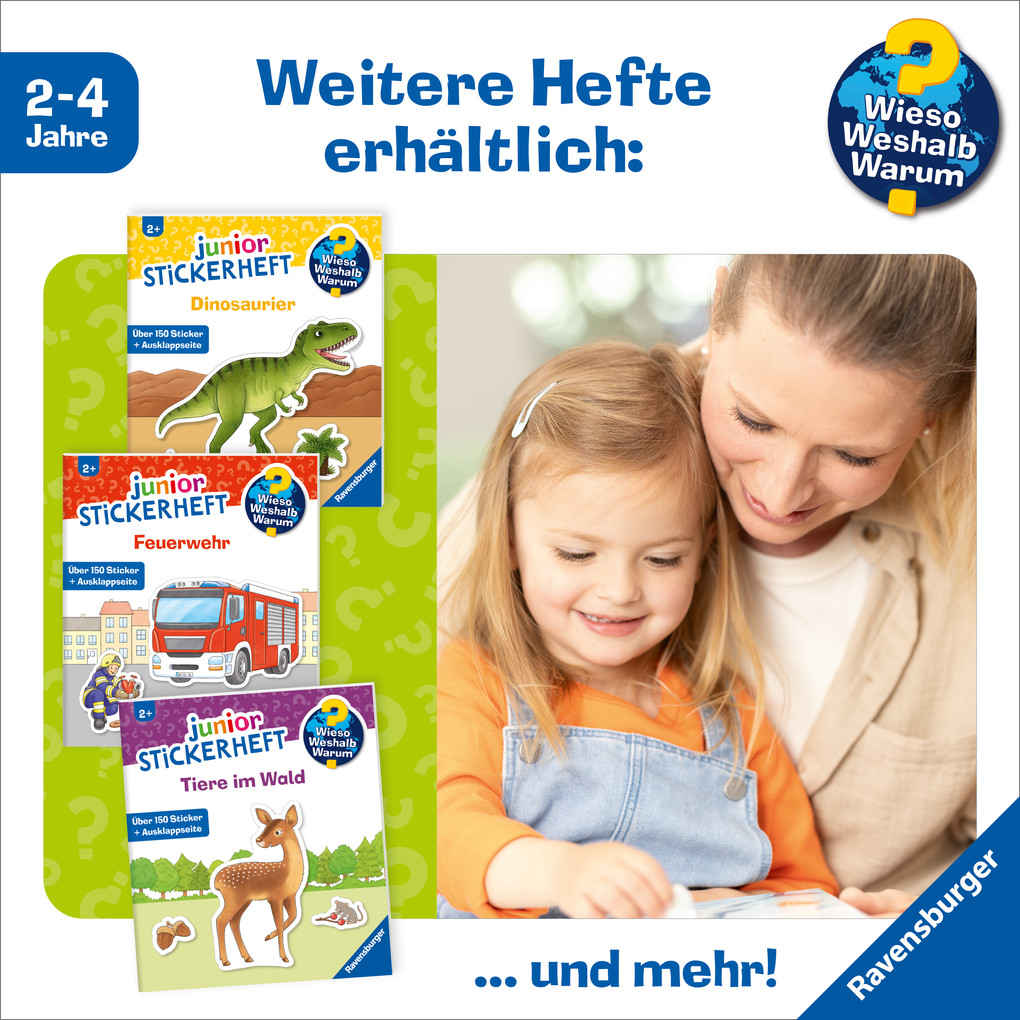 Weitere Ansicht: Wieso? Weshalb? Warum? junior Stickerheft - Dinosaurier