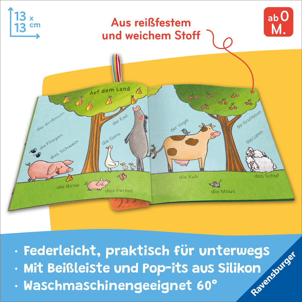 Weitere Ansicht: Mein Knuddel-Knautsch-Buch: flip&pop. Meine Tiere