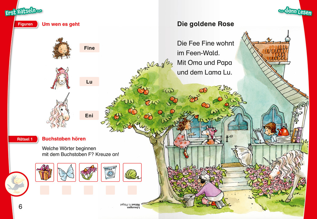 Weitere Ansicht: Leserabe 1. Lesestufe Kurz und leicht - Magische Flügel für Fee Fine | Alexandra Fabisch