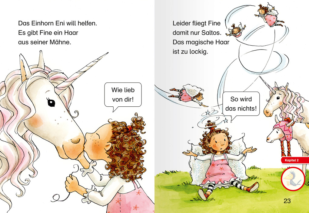 Weitere Ansicht: Leserabe 1. Lesestufe Kurz und leicht - Magische Flügel für Fee Fine | Alexandra Fabisch