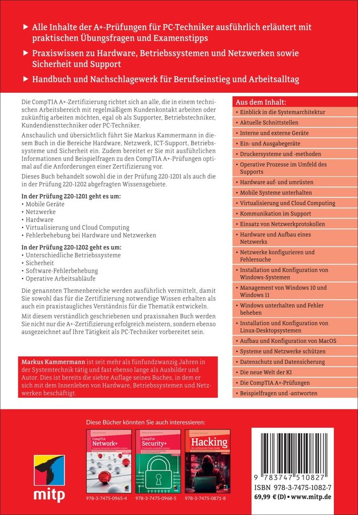 Weitere Ansicht: CompTIA A+ | Markus Kammermann
