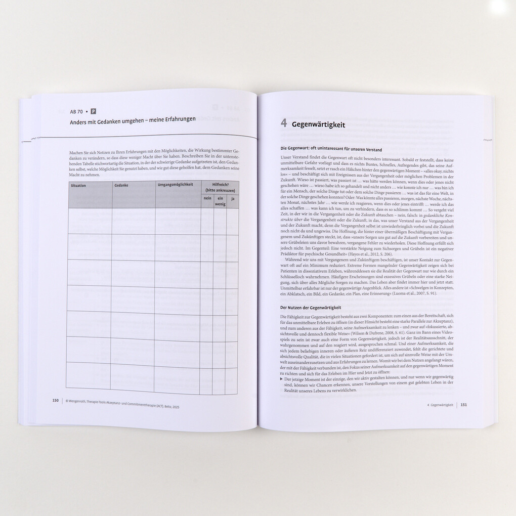 Weitere Ansicht: Therapie-Tools Akzeptanz- und Commitmenttherapie (ACT) | Matthias Wengenroth