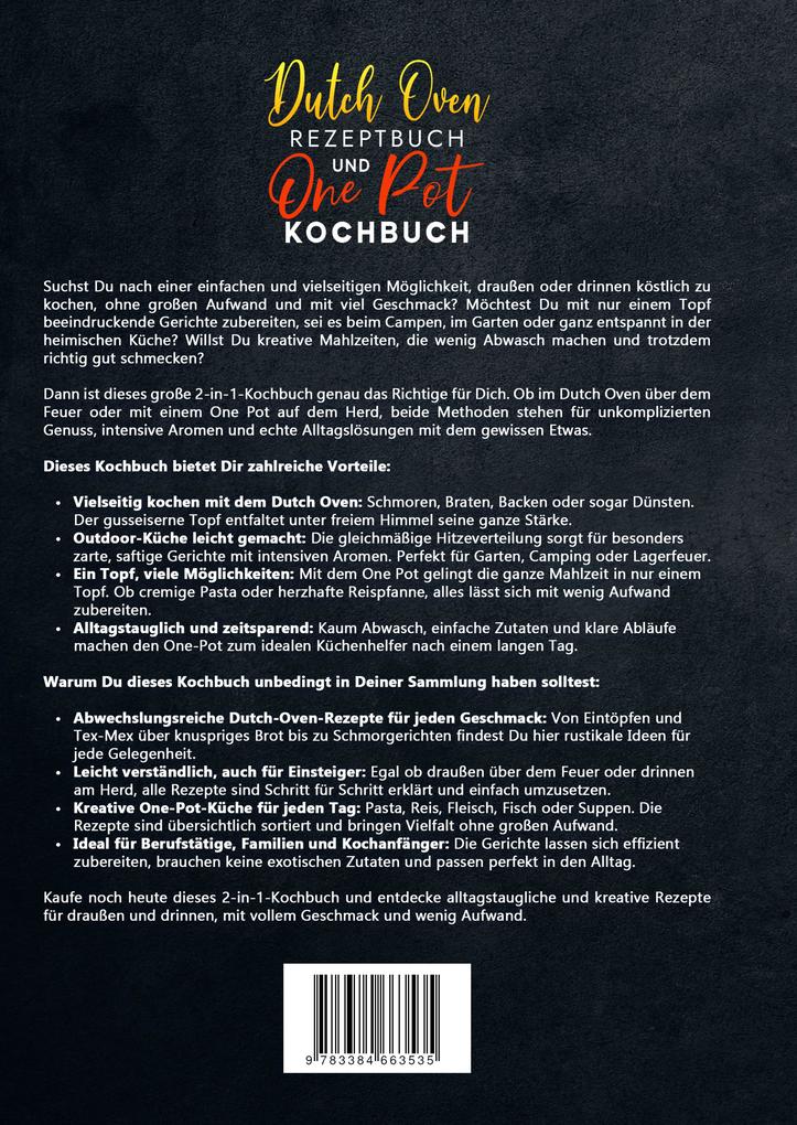 Weitere Ansicht: Dutch Oven Rezeptbuch und One Pot Kochbuch | Jan Schmidt, Vanessa Zimmermann