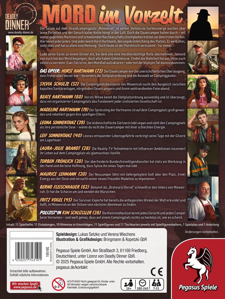 Weitere Ansicht: Deadly Dinner - Mord im Vorzelt