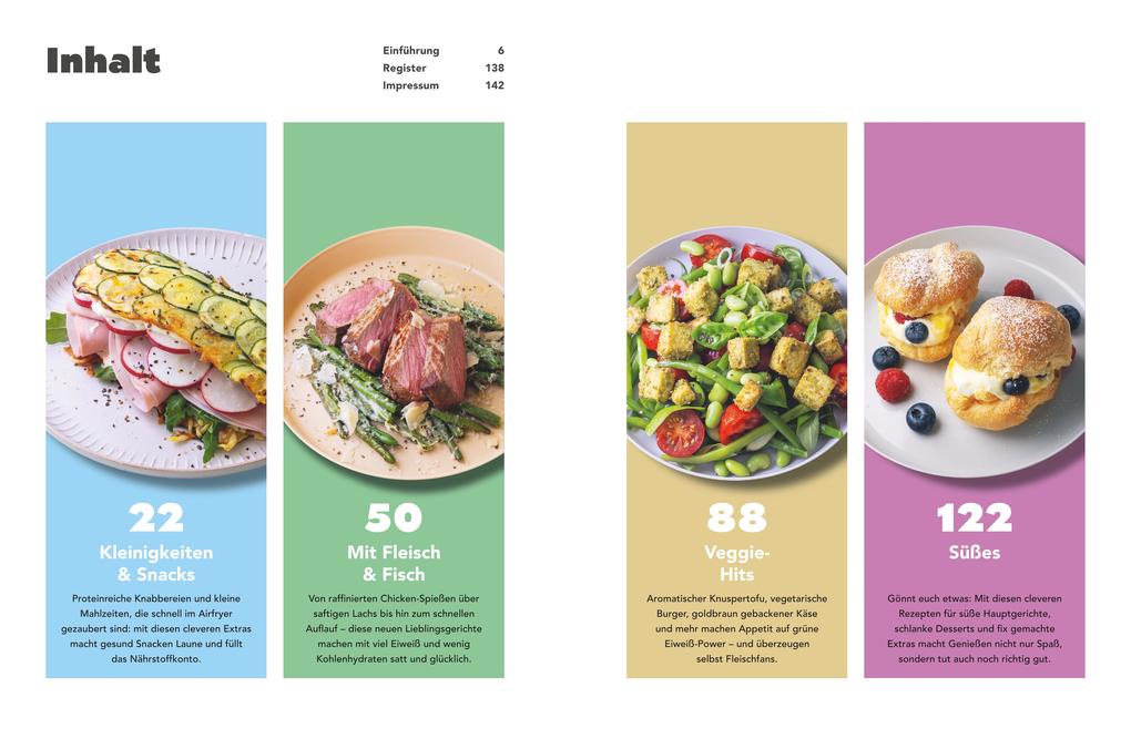 Weitere Ansicht: Lieblingsrezepte aus deinem Airfryer - High Protein | Inga Pfannebecker