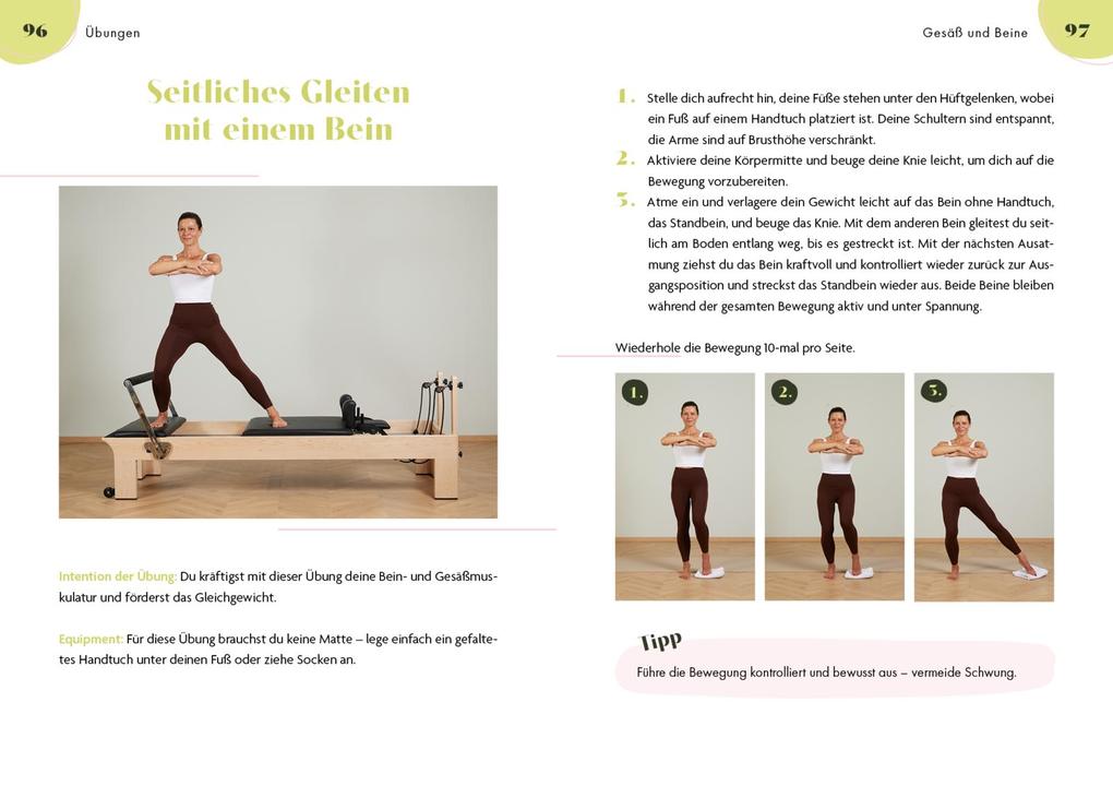 Weitere Ansicht: Reformer Pilates für zu Hause | Marcela Gerl, @marcelagerl